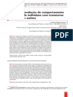 Escalas de Avaliação Do Comportamento Alimentar de Indivíduos Com Transtorno Do Espectro Autista