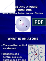 Atoms and Atomic Structure