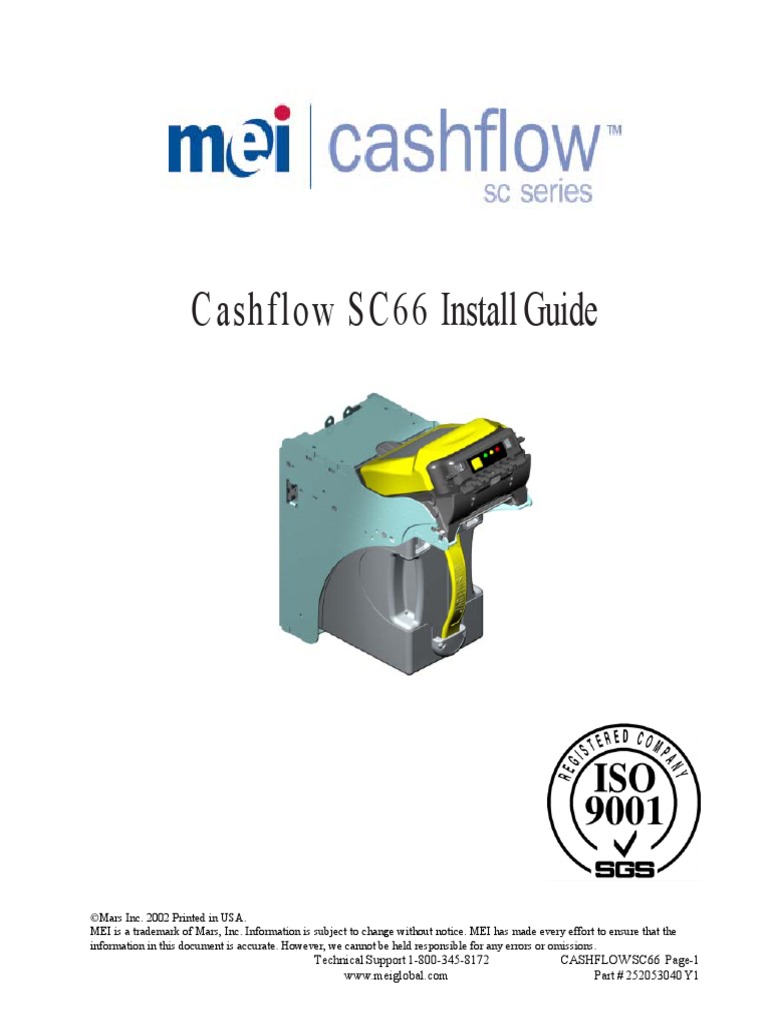Mei Cashflow Sc Series Install Manual Pdf Electrical Connector