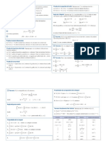 Teoremas y Formulas Calculo