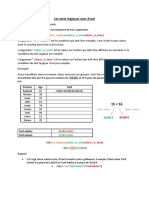 Les Tests Logiques Avec Excel - Si Et Double Si