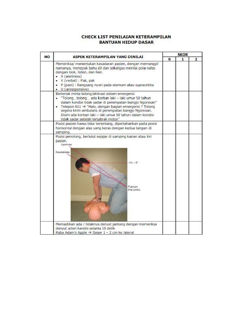Check List BLS PDF