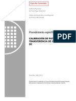 Calibración de Patrones de Transferencia de Corriente Ac DC