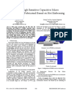 PMMA High Sensitive Capacitive Micro Accelerometer Fabricated Based On Hot Embossing