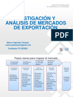 Investigación y Análisis de Mercados de Exportación