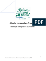 Atlantic Immigration Program: Employer Designation Guidelines