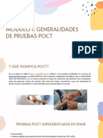 Modulo I Generalidades de Pruebas POCT 