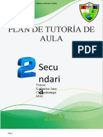 Plan de Tutoria de Aula 2º - 2022