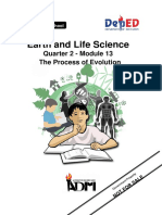 Earth and Life Science: Quarter 2 - Module 13 The Process of Evolution