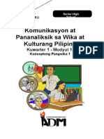 KomunikasyonAtPananaliksik12 Q1 Mod1 Konseptong Pangwika1 Ver3