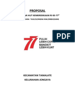 Proposal: "Kegiatan Hut Kemerdekaan Ri Ke-77"