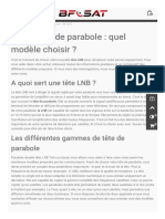 LNB - Tête de Parabole - Bfsat - Bfsat