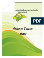 Temario Docentes Honduras 2022