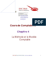 Compta - Chapitre 4 - Méthode Et Modèle Comptable