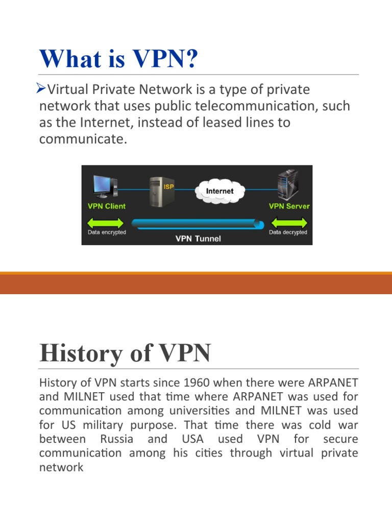 A Comprehensive Overview of VPN Technology History, Applications