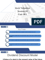 Stock Valuation Session-10 Unit 10.1