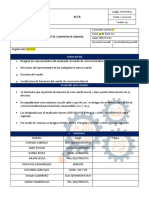 Tah-For-03 Acta de Conformacion Del Comite de Convivencia Laboral