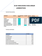 Evaluación de Habilidades para Dirigir