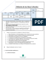 Evaluación Difusión de Las Ideas Liberales