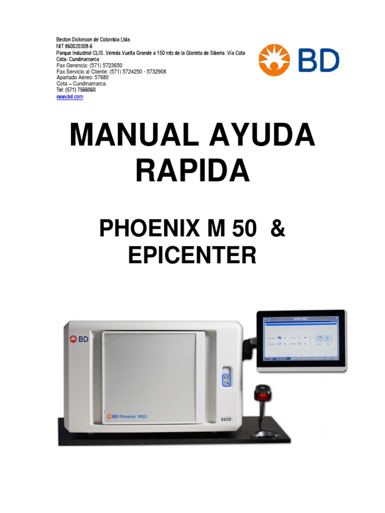 Manual de Usuario BD Phoenix M50 | PDF