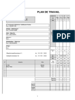 Plan de Travail 7 Jours