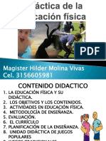 Didactica de La Edufisica 26 27 28 de Agosto 2022 Hilder Molina Vivas