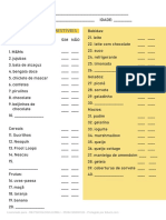 Lista de Reforçadores