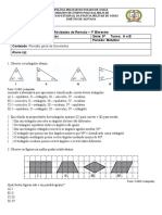 Atividades para Revisão Geometria 9º Ano