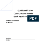 Quickpanel™ View Communication Module Quick Installation Guide
