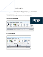 Encabezado y Pie de Página