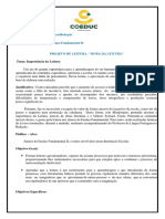 CRONOGRAMA DE LEITURA DO ENSINO FUNDAMENTAL II