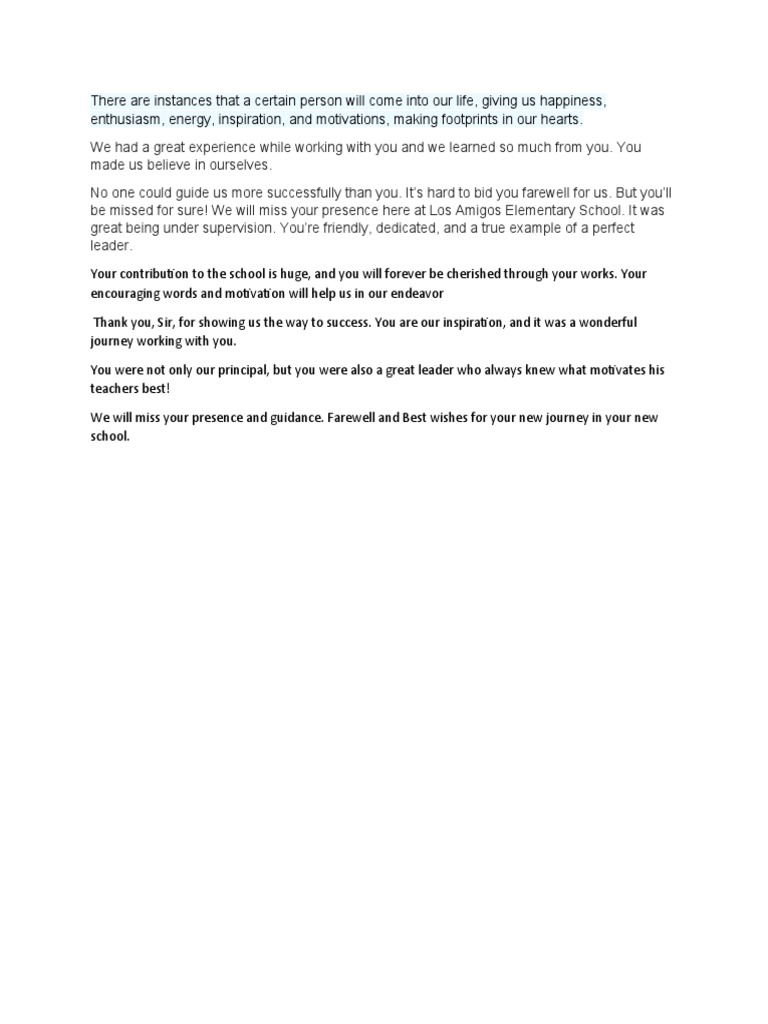 There Are Instances That A Certain Person Will Come Into Our Life | PDF ...