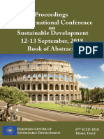 Proceedings Abstracts 6ICSD
