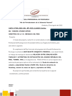 Modelo Nuevo CARTA 0000-2022 RECOJO DE DATOS