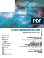 Deesys Total Products Guide: Digital Power Protective Relay