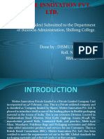 An PPT (In 5 Slides) Submitted To The Department of Business Administration, Shillong College