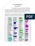 Test de Temperamentos