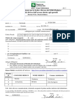 Modulo Da Utilizzare Per La Scelta e Revoca Del MMG/Pediatra Con Modalità Diverse Dall'accesso Diretto Agli Sportelli