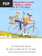 La educación sexual de niñas y niños de 6 a 12 años