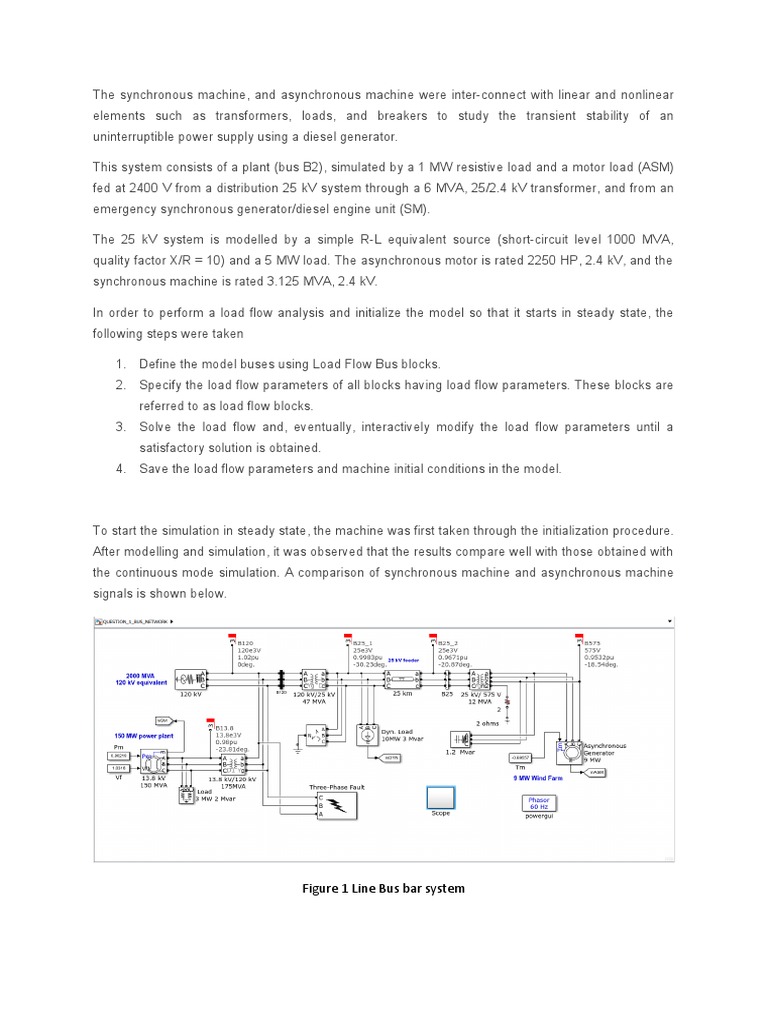Transient Stability Analysis of Power Systems | PDF | Steady State ...
