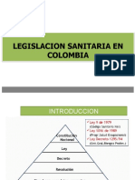 Legislación sanitaria Colombia