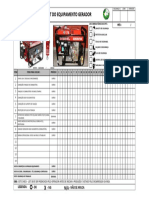 Check - List Do Equipamento Gerador