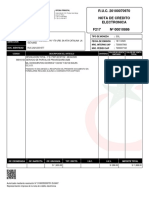 R.U.C. 20100070970 Nota de Credito Electronica #00010886 F217