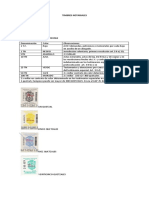 Timbres Notariales y Fiscales, Atestados, Comprobantes, Avisos, Etc