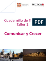 ESCALA-Cuadernillo de Trabajo Taller 1 Comunicar y Crecer