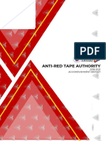 Anti-Red Tape Authority: 2018-2021 Accomplishment Report
