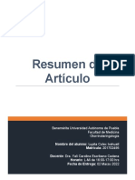 El Papel de Los Oxidantes y Antioxidantes en Amigdalitis Crónica