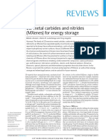 Reviews: 2D Metal Carbides and Nitrides (Mxenes) For Energy Storage