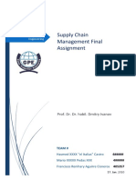 Supply Chain Management Final Assignment: Global Production Engineering