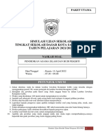 Soal Simulasi Pai 2022